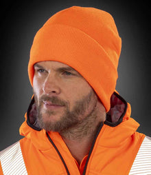 Result Lightweight Thinsulate™ Hat RC133 - RC133 Fluorescent Orange Model