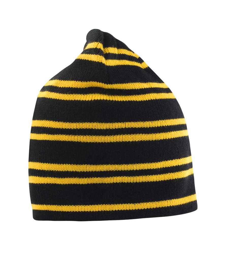 Result Team Reversible Beanie RC354 - Black/Gold