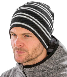 Result Team Reversible Beanie RC354 - RC354 Black/White Model