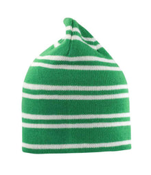 Result Team Reversible Beanie RC354 - Kelly Green/White
