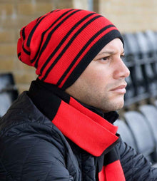 Result Team Reversible Beanie RC354 - RC354 Red/Black Model