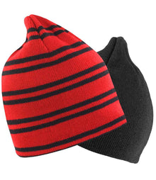 Result Team Reversible Beanie RC354 - RC354 Red/Black Detail