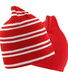 Result Team Reversible Beanie RC354 - RC354 Red/White Detail