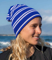 Result Team Reversible Beanie RC354 - RC354 Royal Blue/White Model