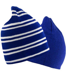 Result Team Reversible Beanie RC354 - RC354 Royal Blue/White Detail