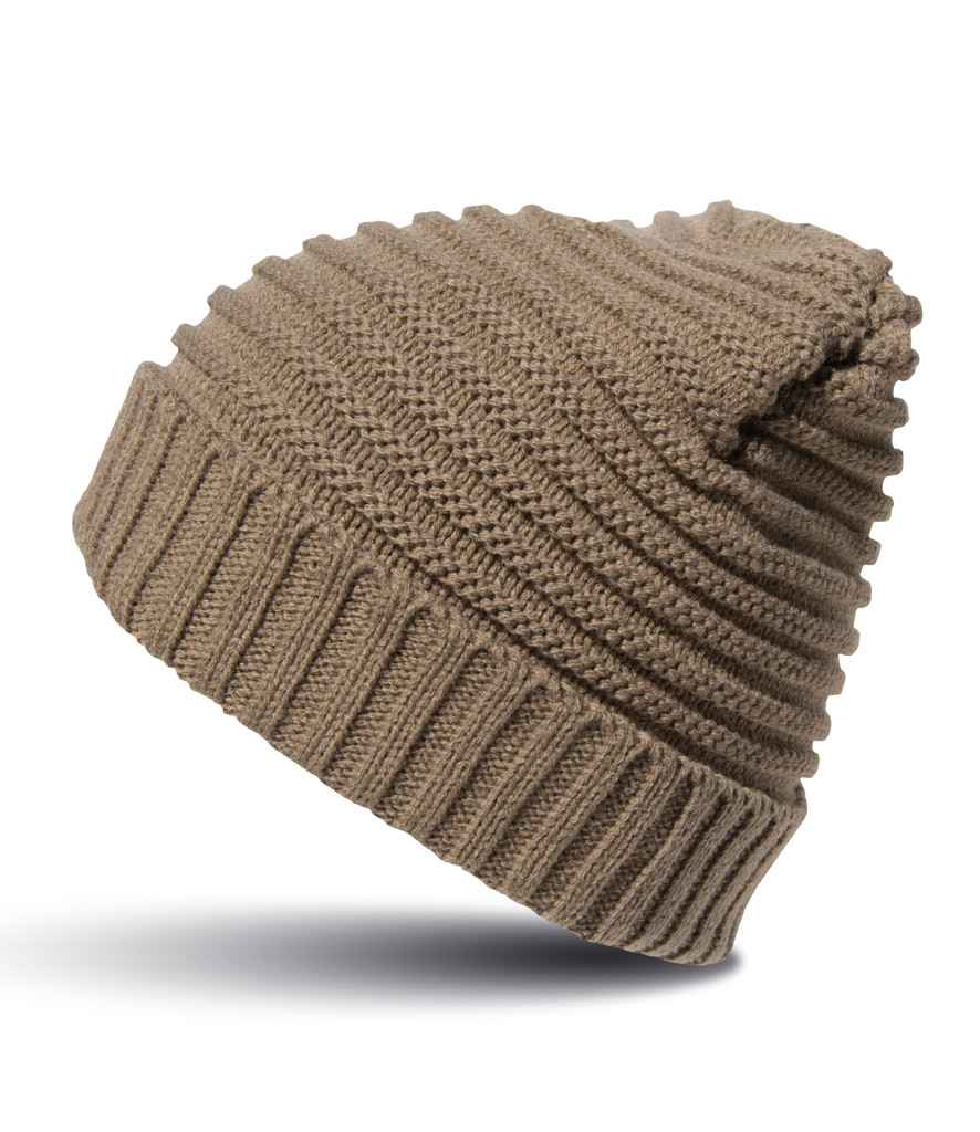 Result Braided Fleece Lined Hat RC376 - Fennel