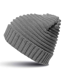 Result Braided Fleece Lined Hat RC376 - Grey