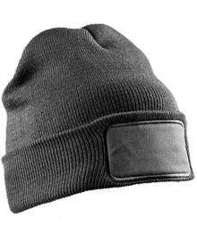 Result Recycled Double Knit Printers Beanie RC927 - Grey