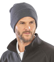 Result Recycled Woolly Ski Hat RC929 - RC929 Charcoal Grey Model