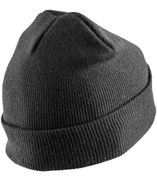 Result Recycled Thinsulate™ Printers Beanie RC934 - RC934 Black Back