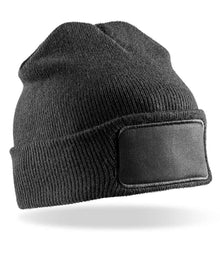 Result Recycled Thinsulate™ Printers Beanie RC934 - Black