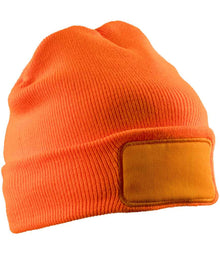 Result Recycled Thinsulate™ Printers Beanie RC934 - Fluorescent Orange