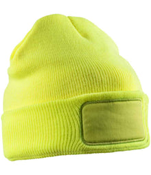 Result Recycled Thinsulate™ Printers Beanie RC934 - Fluorescent Yellow