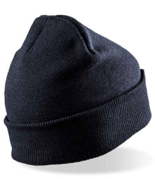 Result Recycled Thinsulate™ Printers Beanie RC934 - RC934 Navy Back