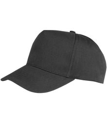 Result Recycled Junior Printers Cap RC984B - Black