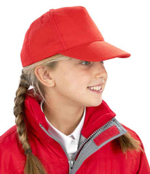 Result Recycled Junior Printers Cap RC984B - RC984B Red Model