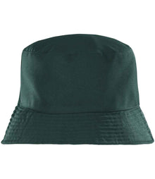 Result Recycled Core Reversible Bucket Hat RC985 - Bottle Green/White