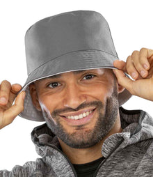 Result Recycled Core Reversible Bucket Hat RC985 - RC985 Grey/White Model