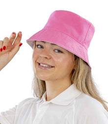 Result Recycled Core Reversible Bucket Hat RC985 - RC985 Pink/White Model