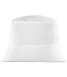 Result Recycled Core Reversible Bucket Hat RC985 - White/White