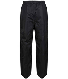 Regatta Linton Waterproof Overtrousers RG031 - RG031 Black Back
