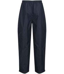 Regatta Linton Waterproof Overtrousers RG031 - RG031 Navy Back