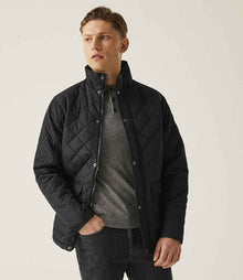 Regatta Tyler Diamond Quilted Jacket RG058 - RG058 Black Model