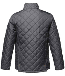 Regatta Tyler Diamond Quilted Jacket RG058 - RG058 Navy Back