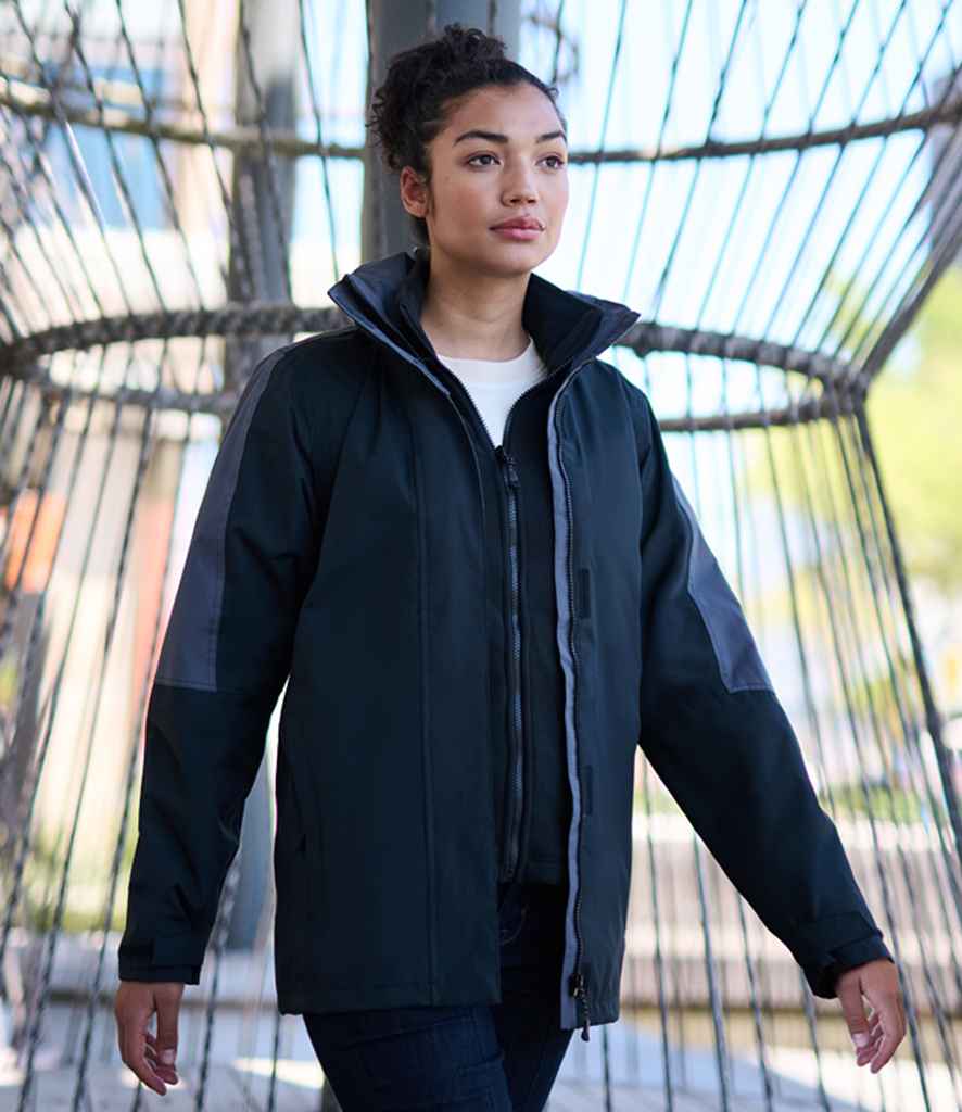 Regatta Ladies Defender III 3-in-1 Jacket RG086 - RG086 Black/Seal Grey Model