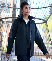 Regatta Ladies Defender III 3-in-1 Jacket RG086 - RG086 Black/Seal Grey Model