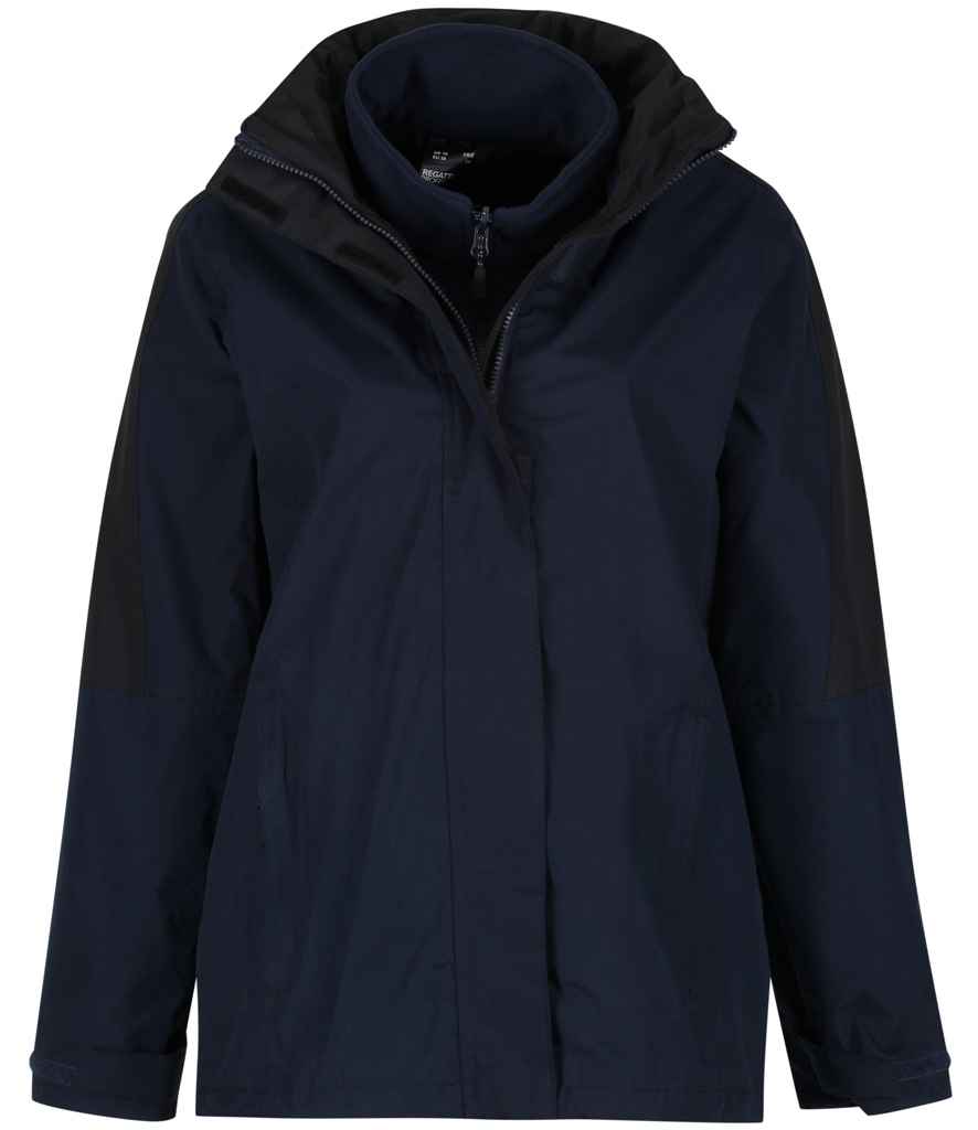 Regatta Ladies Defender III 3-in-1 Jacket RG086 - Navy/Black