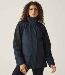Regatta Ladies Defender III 3-in-1 Jacket RG086 - RG086 Navy/Black Model