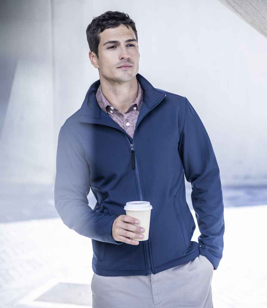 Regatta Reid Soft Shell Jacket RG089 - RG089 Navy Model