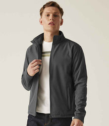 Regatta Reid Soft Shell Jacket RG089 - RG089 Seal Grey Model