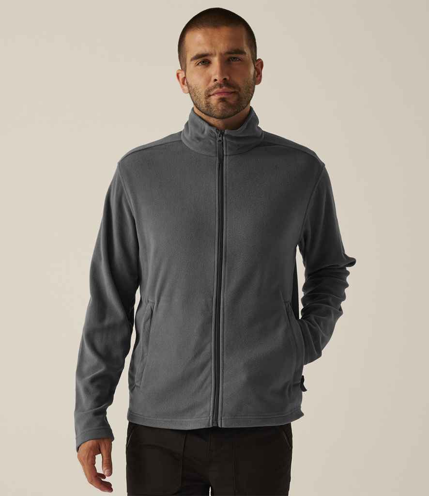 Regatta Classic Micro Fleece Jacket RG117 - RG117 Seal Grey Model