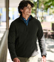 Regatta Thor Zip Neck Fleece RG120 - RG120 Black Model