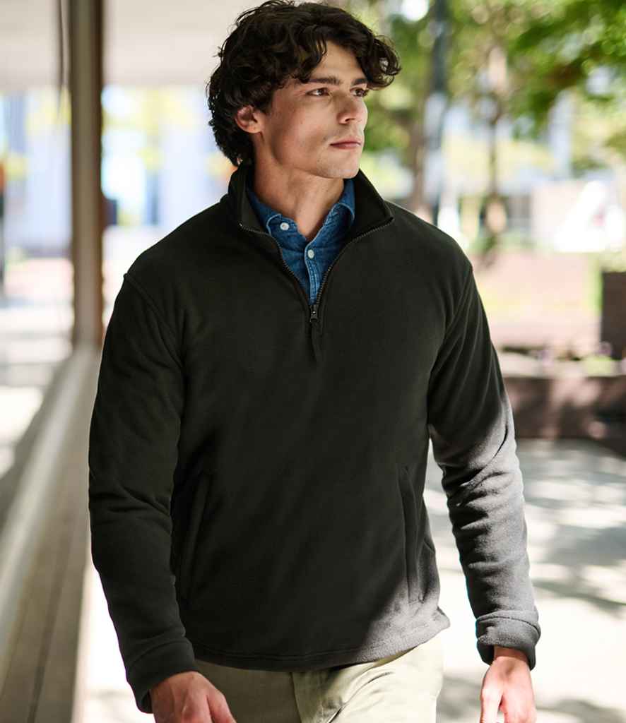 Regatta Thor Zip Neck Fleece RG120 - RG120 Black Model