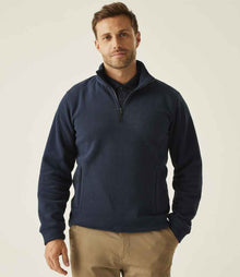 Regatta Thor Zip Neck Fleece RG120 - RG120 Dark Navy Model