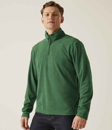 Regatta Zip Neck Micro Fleece RG134 - RG134 Bottle Green Model