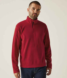 Regatta Zip Neck Micro Fleece RG134 - RG134 Classic Red Model