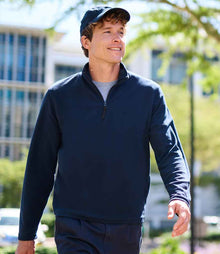Regatta Zip Neck Micro Fleece RG134 - RG134 Dark Navy Model