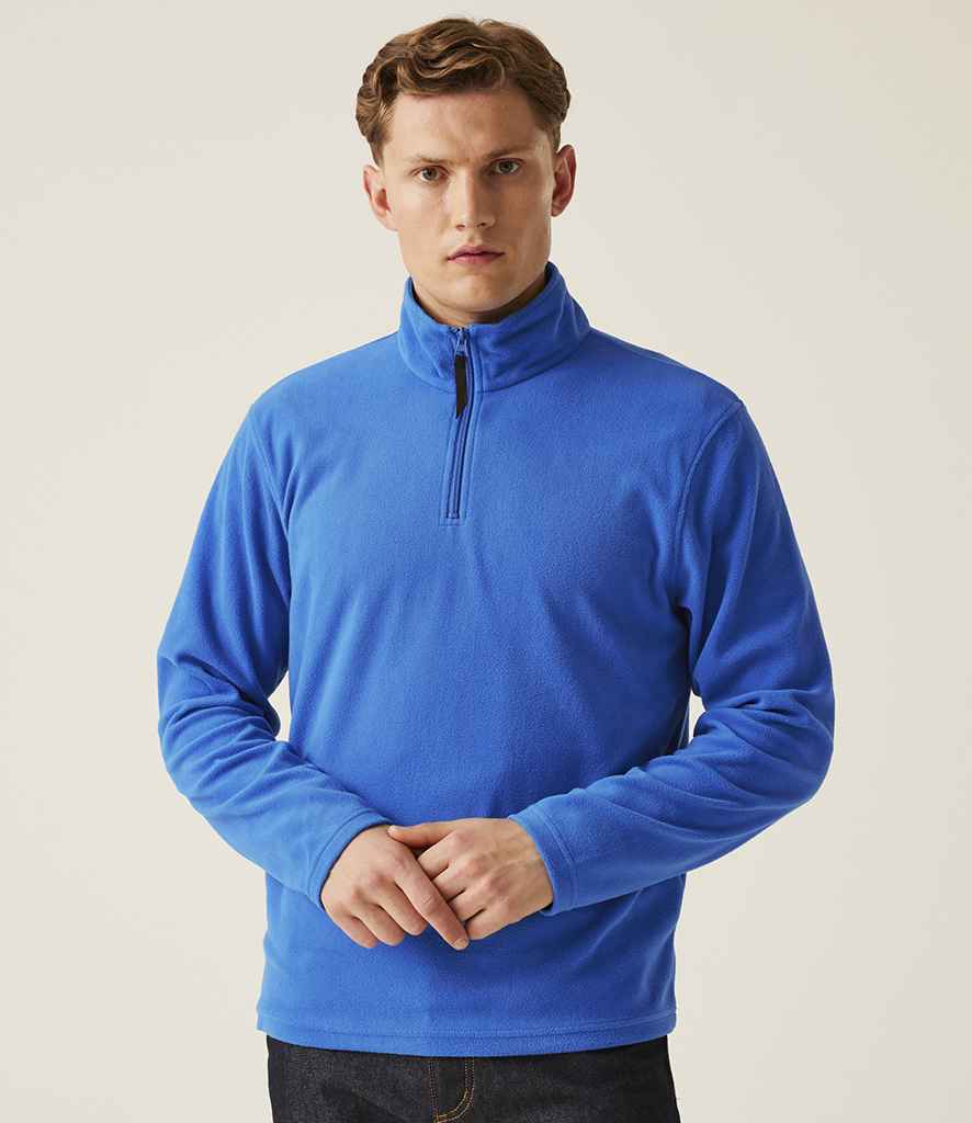 Regatta Zip Neck Micro Fleece RG134 - RG134 Oxford Blue Model