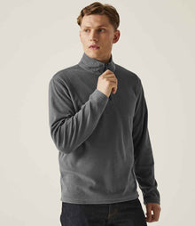 Regatta Zip Neck Micro Fleece RG134 - RG134 Seal Grey Model