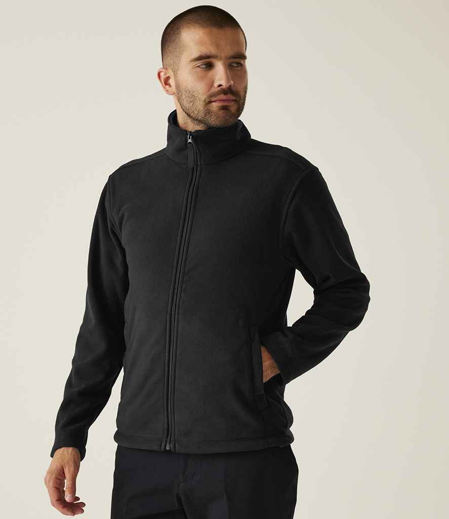 Regatta Micro Fleece Jacket RG138 - RG138 Black Model