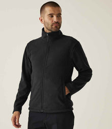 Regatta Micro Fleece Jacket RG138 - RG138 Black Model