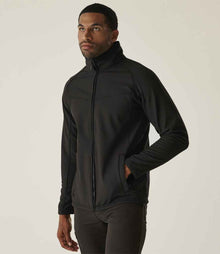 Regatta Uproar Soft Shell Jacket RG150 - RG150 Black/Black Lining Model