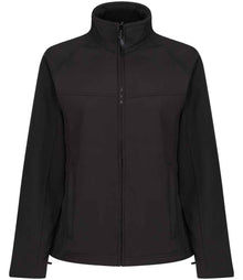 Regatta Ladies Uproar Soft Shell Jacket RG151 - Black/Black Lining