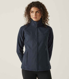 Regatta Ladies Uproar Soft Shell Jacket RG151 - RG151 Navy Model