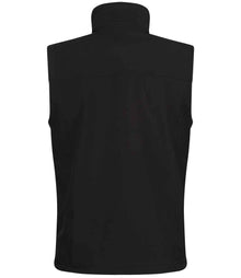 Regatta Flux Soft Shell Bodywarmer RG154 - RG154 Black/Black Back