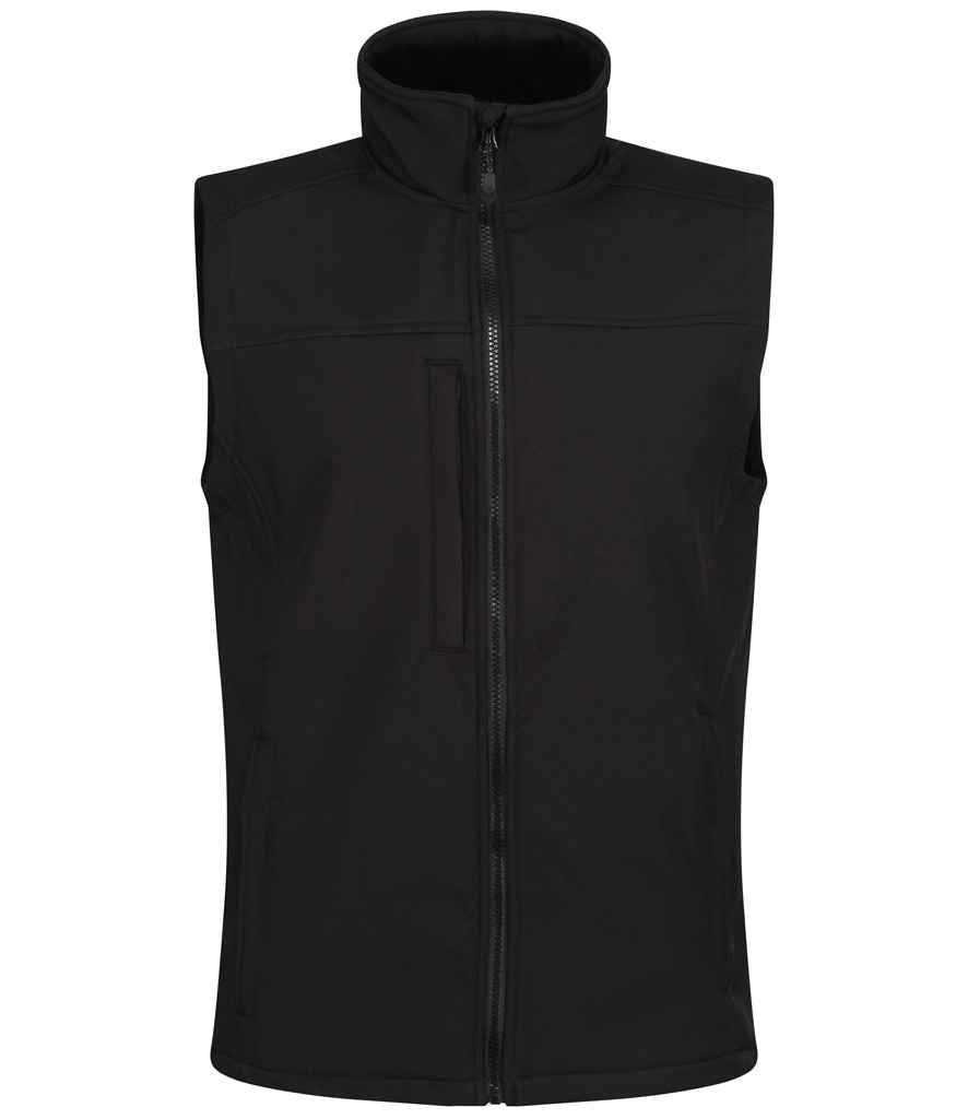 Regatta Flux Soft Shell Bodywarmer RG154 - Black/Black